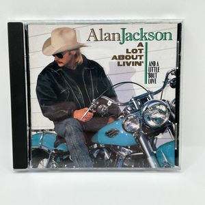 Alan Jackson A Lot About Livin CD Arista 1992 Country Music Album